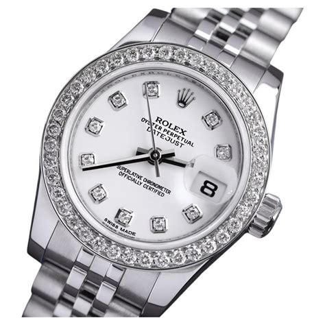 rolex donna con diamanti|rolex lady datejust watch.